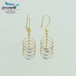 گوشواره طلا - طرح دایره