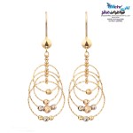 گوشواره طلا - طرح دایره