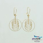 گوشواره طلا - طرح دایره