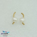 گوشواره طلا - طرح مروارید نشان