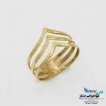 انگشتر طلا - طرح هفت و هشت