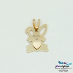 آویز طلا - طرح خرگوش