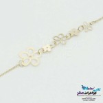 دستبد طلا - طرح شکوفه سیب