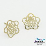 گوشواره طلا - طرح گل پنج پر