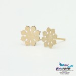 گوشواره طلا - طرح برف