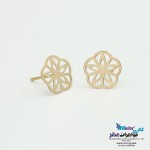 گوشواره طلا - طرح گل