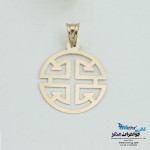 آویز طلا - طرح هندسی