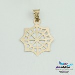 آویز طلا - طرح هندسی
