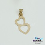 آویز طلا - طرح قلب