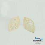گوشواره طلا - طرح برگ