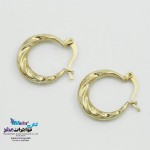 گوشواره طلا - طرح حلقه ای