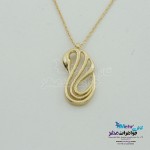 گردنبند طلا - طرح قو