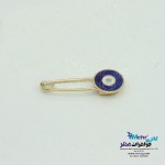 سنجاق سینه طلا - طرح چشم نظر