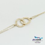 دستبند طلا - طرح کارتیه - عاشقانه