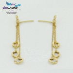 گوشواره طلا - طرح کارتیه