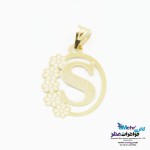آویز طلا - طرح حروف الفبای لاتین