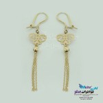گوشواره طلا - طرح پروانه
