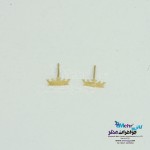 گوشواره طلا - طرح تاج