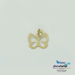 آویز طلا - طرح پروانه