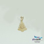 آویز طلا - طرح کاج