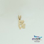 آویز طلا - طرح LOVE