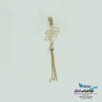 آویز طلا - طرح خوشه