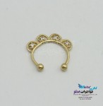 پیرسینگ طلا - طرح تاج