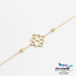 دستبند طلا - طرح گل