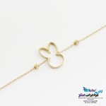 دستبند طلا - طرح خرگوش