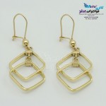 گوشواره طلا - طرح هندسی