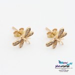 گوشواره طلا - طرح سنجاقک