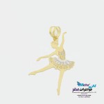 آویز طلا - طرح بالرین