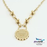 گردنبند طلا - طرح قفل تیفانی