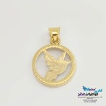 آویز طلا - طرح مرغ مگس خوار