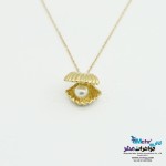 گردنبند طلا - طرح صدف