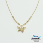 گردنبند طلا - طرح پروانه