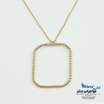 گردنبند طلا - طرح هندسی