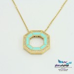 گردنبند طلا - طرح هندسی