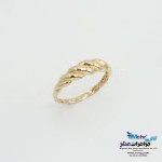 انگشتر طلا - طرح پیچک