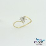 انگشتر طلا - طرح خوشه