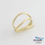 انگشتر طلا - طرح موج