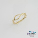 انگشتر طلا - طرح هندسی