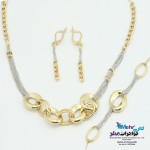 سرویس طلا - گردنبند - دستبند - گوشواره  - طرح کارتیه