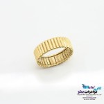 انگشتر طلا - طرح شیاردار