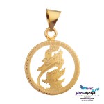آویز طلا - طرح و ان یکاد