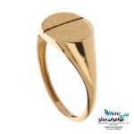 انگشتر طلا - طرح هندسی