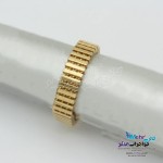 انگشتر طلا - طرح شیاردار