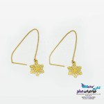 گوشواره طلا - طرح برف