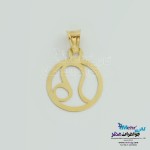 آویز طلا - طرح ماه تولد یونانی