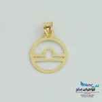 آویز طلا - طرح ماه تولد یونانی